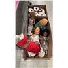 Image 2 : SHELF OF ASSORTED DOLLS & RIBBON