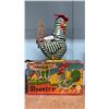 Image 1 : VINTAGE BATTERY OPERATED COCK-A-DOODLE-DO TIN ROOSTER TOY