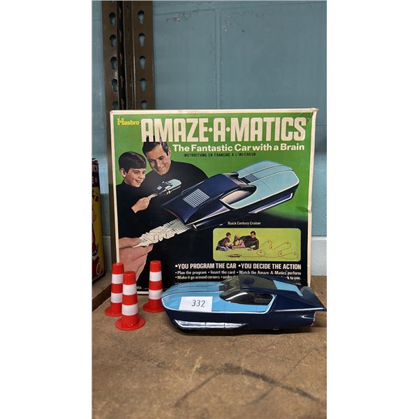 VINTAGE HASBRO AMAZE-A-MATICS THE FANTASTIC CAR WITH A BRAIN TOY