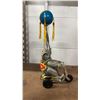 Image 2 : VINTAGE WIND UP TIN ELEPHANT ON BIKE TOY