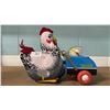 Image 2 : VINTAGE BATTERY OPERATED TIN HEN & CHICKEN TOY