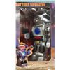 Image 2 : VINTAGE BATTERY OPERATED FORCEBOT TOY & VINTAGE FLOMO ROBOT PENCIL BOX
