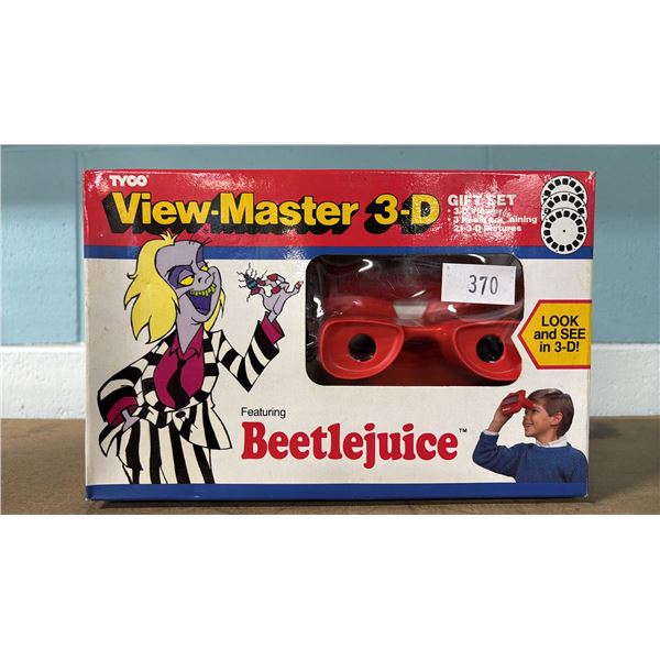 VINTAGE TYGO VIEW-MASTER 3-D GIFT SET FEATURING BEETLEJUICE
