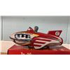 Image 3 : (2) VINTAGE TIN ROCKET RACER TOYS & VINTAGE TIN TORPEDO BOAT TOY