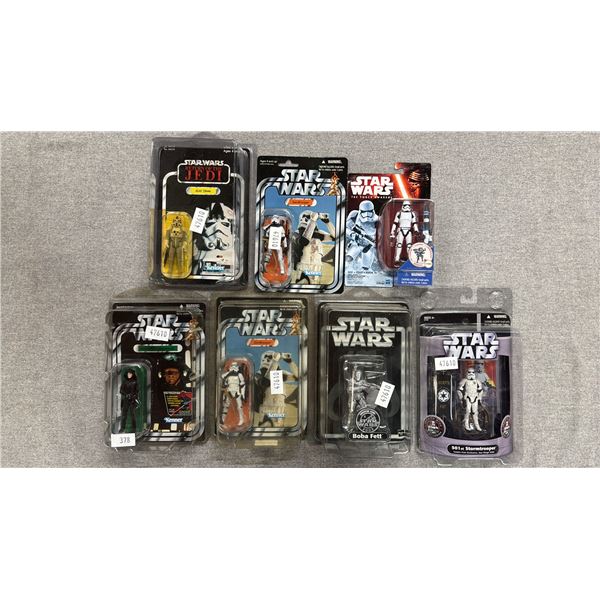 (7) ASSORTED STAR WARS ACTION FIGURES