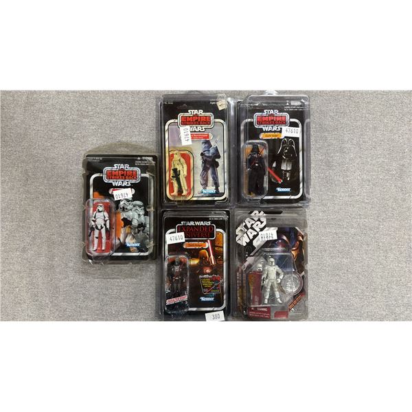 (5) ASSORTED STAR WARS ACTION FIGURES