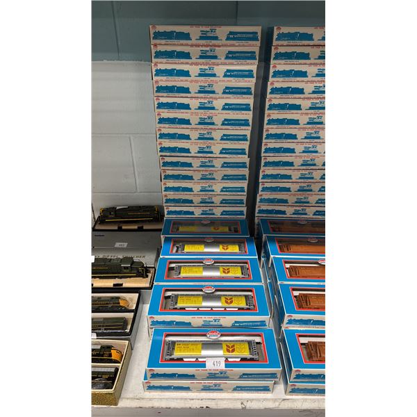 (30) MODEL POWER 51' CYLINDRICAL HOPPER CAR CAN SILVER MODEL TRAINS