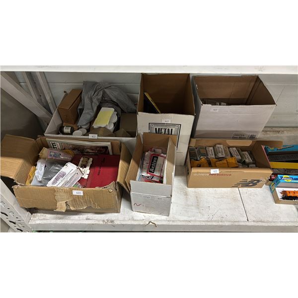 ASSORTED SCALE MODEL TRAIN ACCESSORIES & MATERIAL