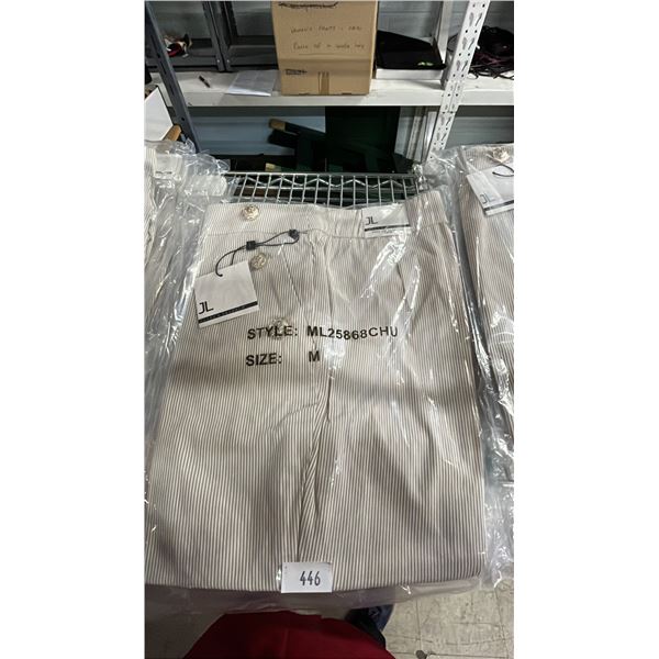 (3) *NEW* JULES & LEOPOLD PULL ON SLIM LEG CROP PANTS SIZE M