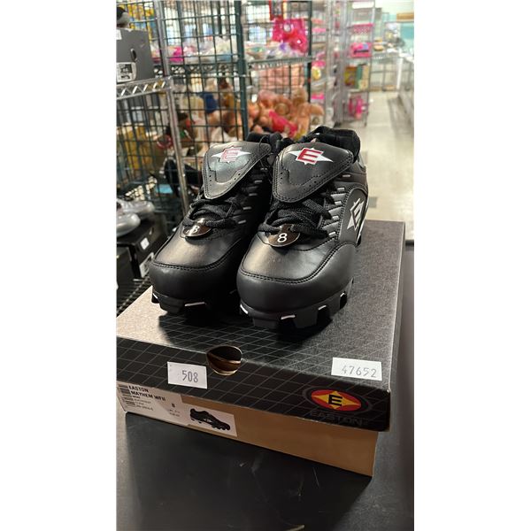 PAIR OF *NEW* EASTON MAYHEM WFH CLEATS SIZE 8