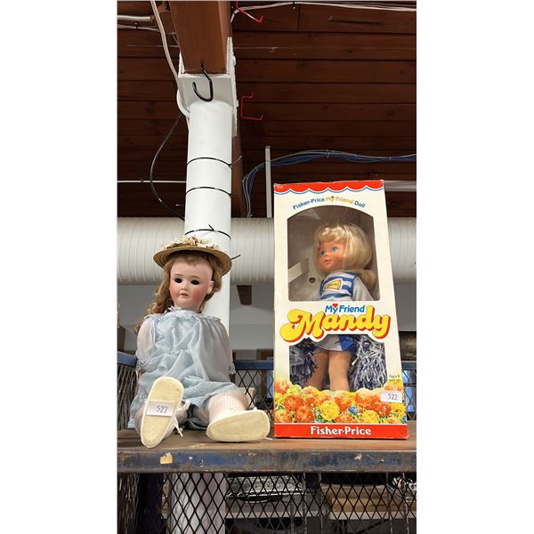 FISHER PRICE MY FRIEND MANDY DOLL & CERAMIC DOLL