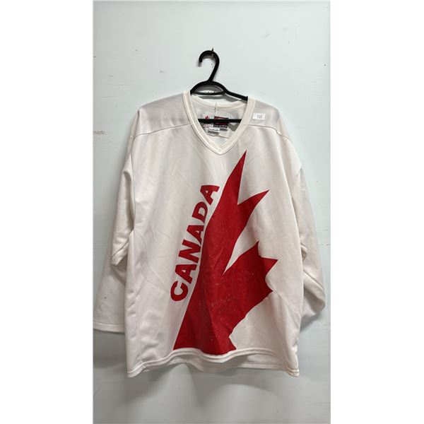 VINTAGE 1987 NIKE TEAM CANADA HOCKEY JERSEY SIZE L