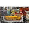 Image 2 : SHELF OF ASSORTED DIE CAST SCALE MODEL VEHICLES: 4 ARE BANKS *2 BOXES ARE EMPTY*