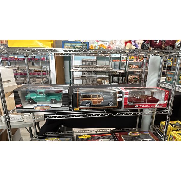 ERTL, MAISTO & ANSON 1:18 SCALE DIE CAST METAL VEHICLES