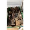 Image 3 : COLLECTION OF VINTAGE & ANTIQUE WOODEN HAND PLANES