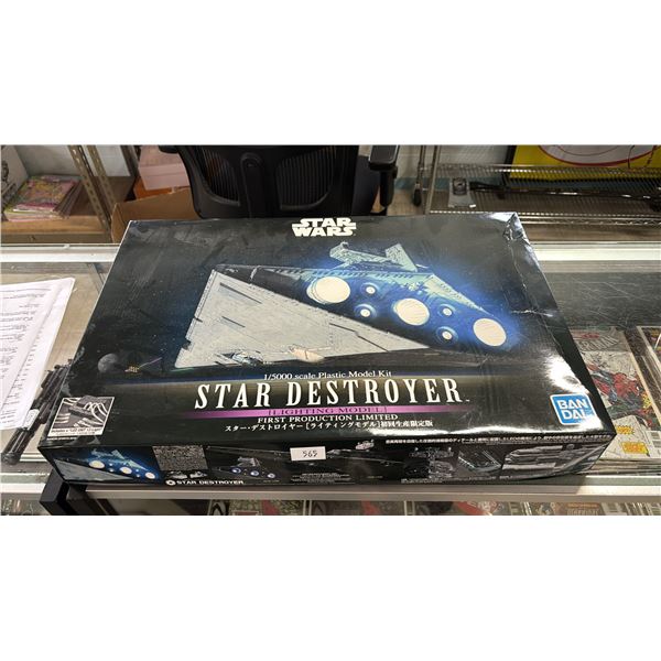 BANDAI 1/5000 SCALE STAR WARS STAR DESTROYER LIGHTING MODEL - *INNER PACKAGES ARE SEALED*