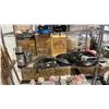 Image 4 : RACK OF ASSORTED HOUSEHOLD GOODS: COOKWARE, CANDLE LANTERNS, HELLO KITTY TOASTER & MORE