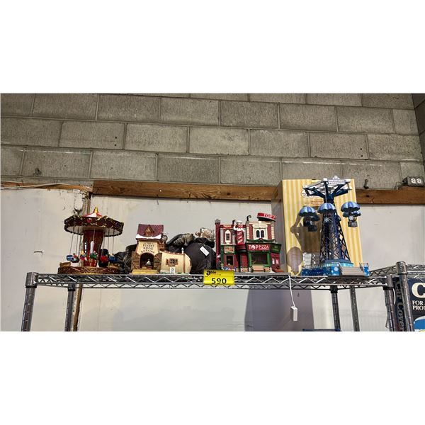 LEMAX CAROUSEL, THE FINEST SHOE REPAIR, TOP PIZZA, SNOWFLAKE PARADROP & MORE