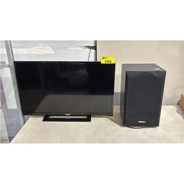 RCA RLDEDV3255-AC 32" LED TV/DVD COMBO & ENERGY E=XL-S8 SPEAKER
