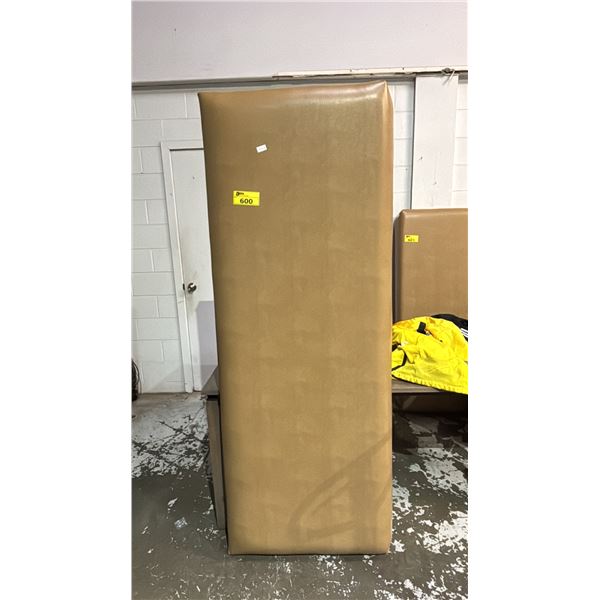 LARGE UPHOLSTERED PADDED BENCH TOP - APPROX. 80.5"L X 27.5W X 4.5"D *NO LEGS*