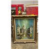 Image 1 : FRAMED ORIGINAL PAINT ON CANVAS - POSSIBLY SIGNED M. JAMIE 30" X 27"