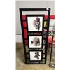 Image 4 : FRAMED STONE PHOTO TRIPTYCH & 2 FRAMED ILLUMINATED TREE ART