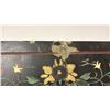 Image 9 : 4-PANEL BLACK LAQUERED CHINESE SCREEN - *NO HINGES/SOME DAMAGE TO THE PANELS*