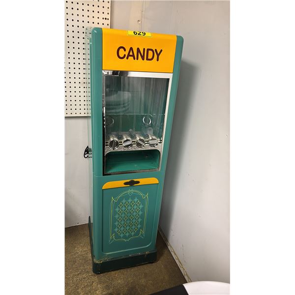 THROWBACK ELECTRIC CANDY DISPENSER - 53.5"T X 16"D X 15"W