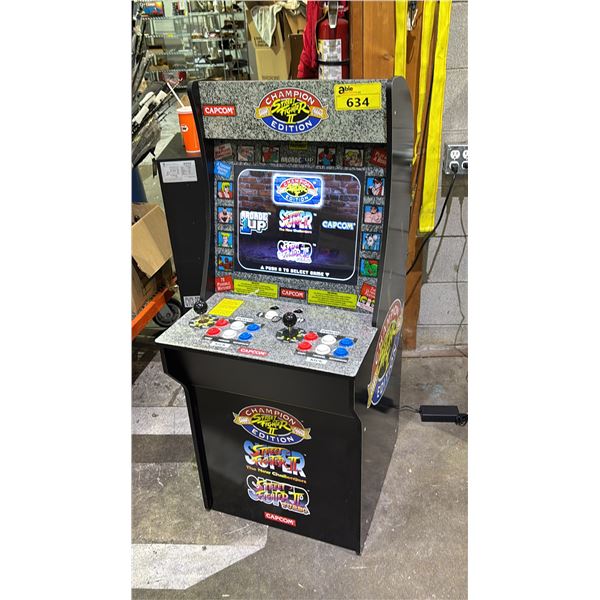 ARCADE1UP STREET FIGHTER II CHAMPION EDITION ARCADE MACHINE - *WORKING*