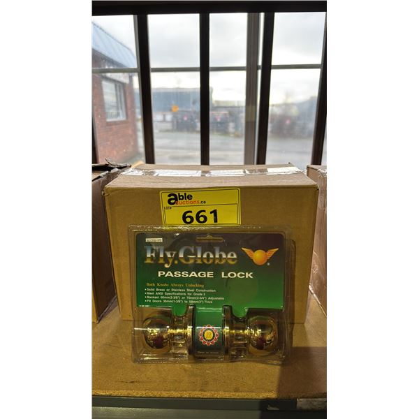 BOX OF FLY GLOBE PASSAGE LOCKS