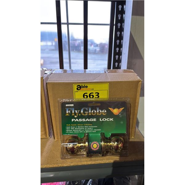 BOX OF FLY GLOBE PASSAGE LOCKS