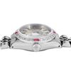 Image 5 : Rolex Ladies Stainless Steel Ruby And Diamond Bezel Date Watch