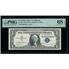 Image 1 : 1957B $1 Silver Certificate PMG 68EPQ