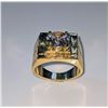 Image 5 : Men's 14 K Gold Plate 3.5 Ct VVs1 Lab Simulated Diamond Ring