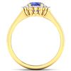 Image 4 : 14KT Yellow Gold 1.41ct Tanzanite and Diamond Ring