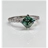 Image 5 : 2.75 Ct VVs1  Lab Simulated Alexandrite Asscher Cut Ring