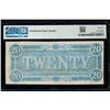 Image 2 : 1864 $20 T-67 Confederate PMG 55EPQ