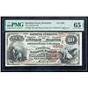 Image 1 : 1882 $10 Bowling Green KY National PMG 65EPQ