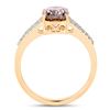Image 2 : 18KT Yellow Gold 2.02ctw Brown Diamond Ring