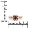 Image 3 : 18KT Yellow Gold 2.02ctw Brown Diamond Ring