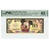 Image 1 : 2008 $1 Mickey 80th Anniversary Disney Dollar PMG 65EPQ