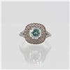 Image 1 : 2.5Ct Emerald Green Moissanite Ring