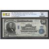 Image 1 : 1902 $20 Leavenworth KS National PCGS 35