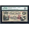 Image 1 : 1875 $10 Chattanooga TN National PMG 25