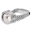 Image 4 : Rolex Ladies Stainless Steel Diamond Bezel Date Watch
