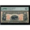 Image 1 : 1901 $10 Bison Legal Tender Note PMG 12