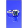 Image 4 : Dazzling 4.5ct VVs1 Deep Emerald Green Fire Moissanite Ring