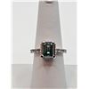 Image 6 : Dazzling 4.5ct VVs1 Deep Emerald Green Fire Moissanite Ring
