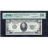 Image 1 : 1928 $20 Serial 1 Cleveland FRN PMG 58