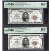 Image 1 : Lot of Two Consecutive 1929 $5 Boston FRBN PMG 64EPQ